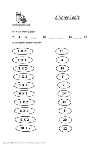 Key Stage 1 Maths Worksheets Free Printable