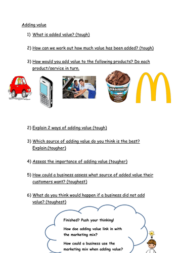 Added Value (Marketing)