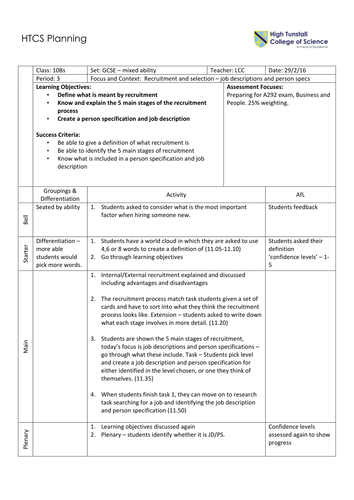 Recruitment and Selection Full Resource 