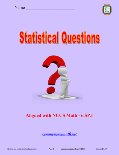 Statistical Questions - 6.SP.1
