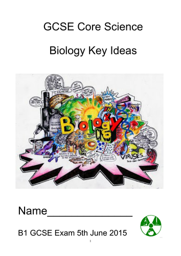 AQA B1 Revision Key Ideas Booklet