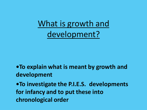 key definitions of growth and development