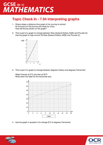 Ocr mathematics coursework image