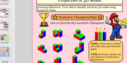 3D Solids Complete Lessons