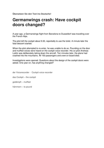 Germanwings crash: Have cockpit doors changed?