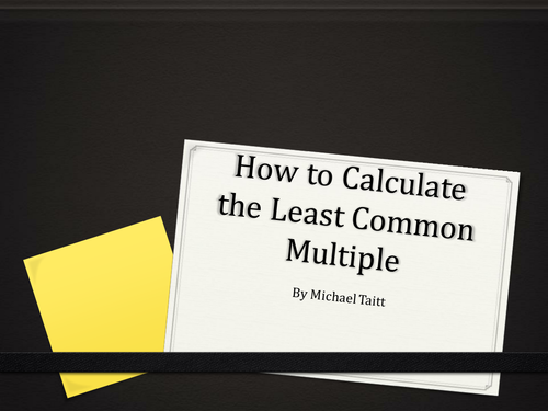 Calculating the least common multiple