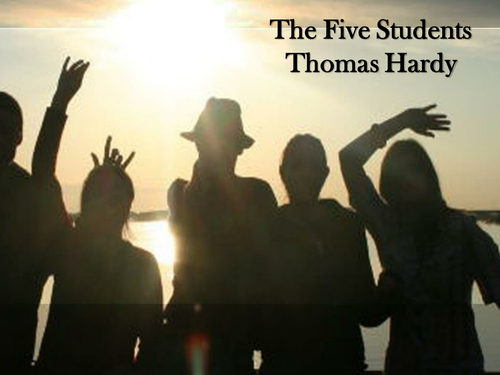 CCEA Literature Poetry - Love and Death - 'The Five Students', by Thomas Hardy.