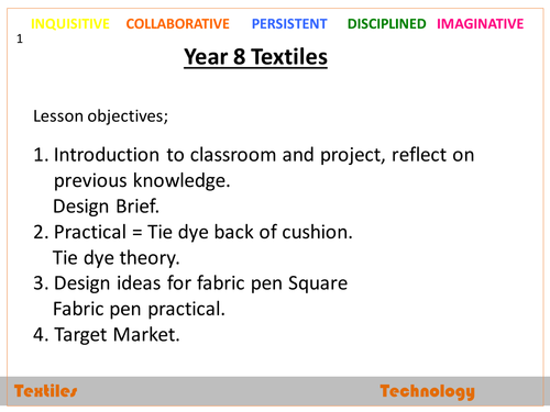 Y8 Textile project - Cushions