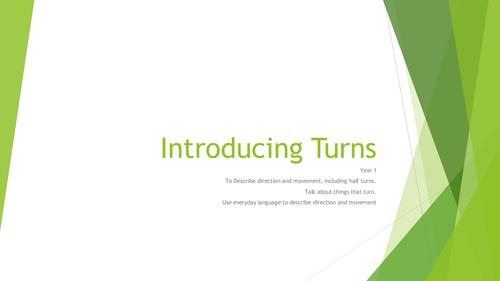 Introducing turns
