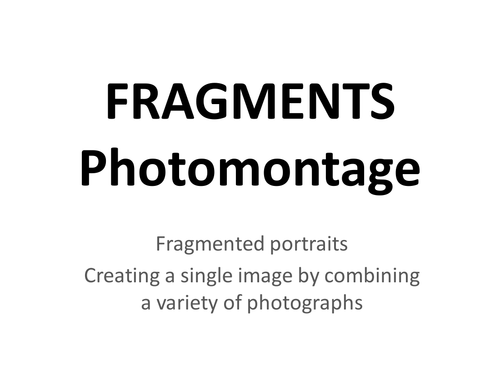 Fragmented Portraiture - PHOTOGRAPHY - David Hockney, Amanda Clyne, Brno Del Zou