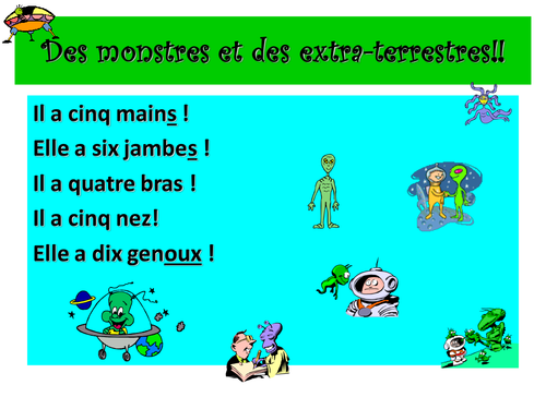 French Teaching Resources. Plurals: PowerPoint & Matching Cards.