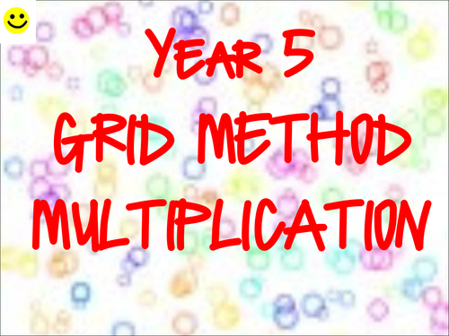 Year 5 Grid Method Multiplication Material | Teaching Resources