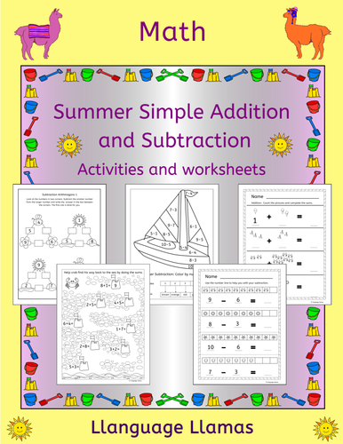 Summer Math - Addition and Subtraction