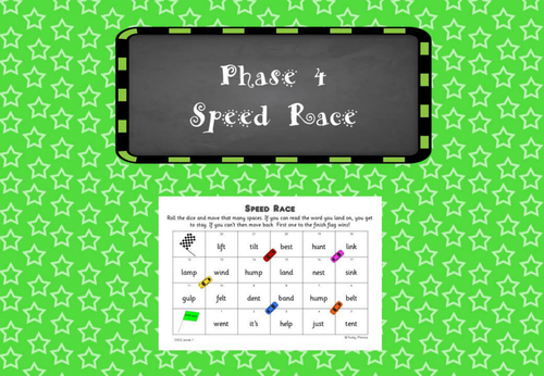 Phonics Phase 4 Speed Race Games