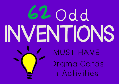 Drama Cards ODD INVENTIONS + suggested drama activities