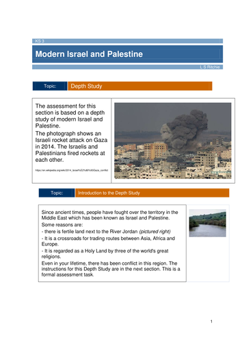 Modern Israel and Palestine