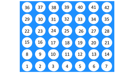 Connect Four Template for Revision 