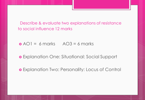 Resistance to social influence