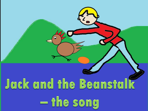 The story of Jack and the beanstalk in song