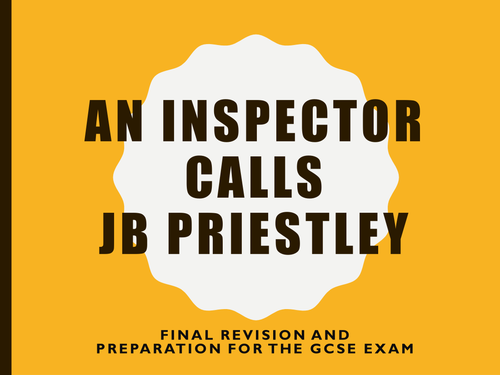An Inspector Calls Revision Year 11 | Teaching Resources