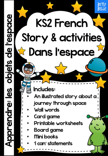 KS2 French Story: A space journey