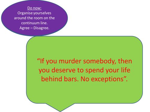 Human Rights Lesson - do murderers deserve life in prison?