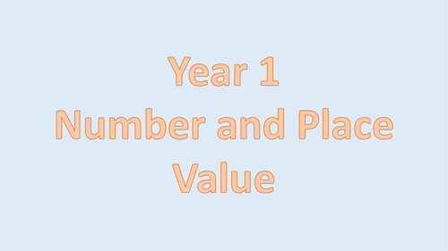 Year 1 Maths Mastery Number and Place Value to 40