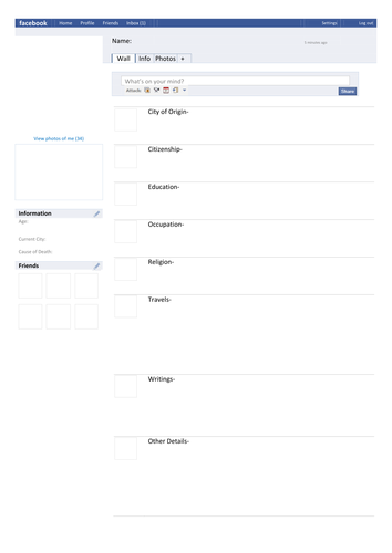 Facebook Bible Activity Paul