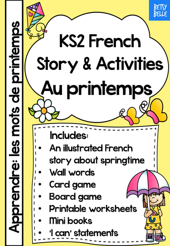 KS2 French Story: Springtime