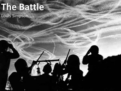 CCEA Literature Poetry- Nature and War - 'The Battle', by Louis Simpson.