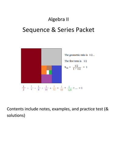 Algebra II Sequences and Series
