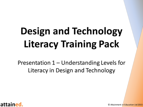 D&T Literacy Training Pack