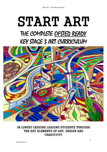 ART - Ofsted Ready Art Curriculum for Key Stage 3 - ART