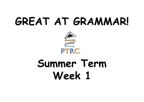 Year 5/6 SATs Great at Grammar SPAG Activities - Summer Term Pack