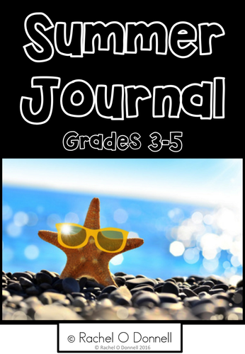 Summer Journal Writing Prompts Year 3 - 5
