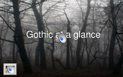 Gothic fiction Features - NARRATED
