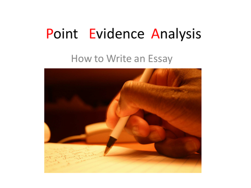 GCSE English Language Point Evidence Analysis