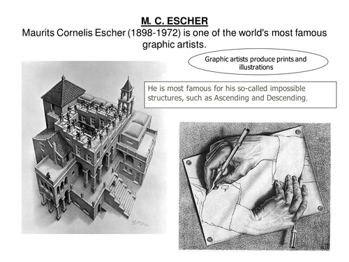 Year 8 Tessellation Low Relief MC Escher