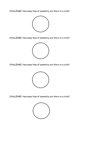Symmetry in Shapes Lesson with Worksheets (Year 2/3)