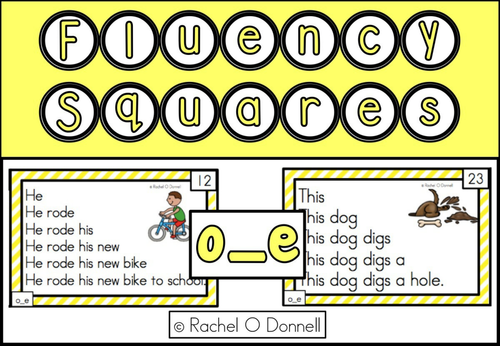 Fluency Squares Long O