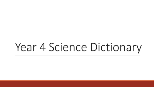 year-4-science-dictionary-teaching-resources