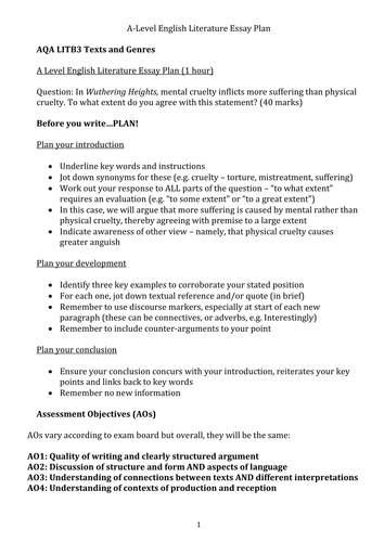 how to write a proposal essay level