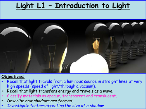 NEW 2016 KS3 Light Scheme of Work - Fully differentiated and fully resources WITH ASSESSMENT.