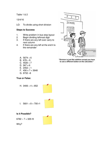 Year 6 Division Worksheets By Krisgreg30 Teaching Resources TES