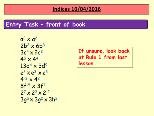 Indices