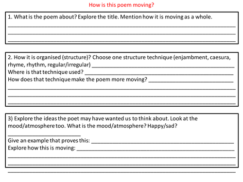 Poetry analysis scaffold