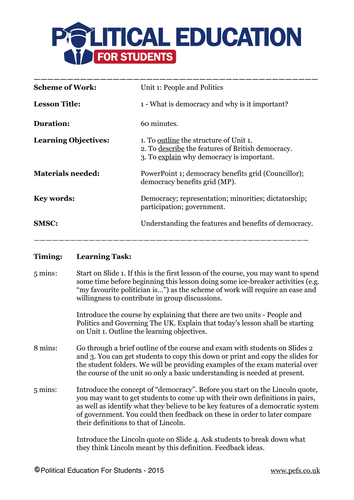 What is democracy and why is it important?