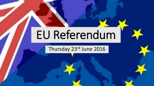 EU Referendum Information for Children - 23rd June 2016