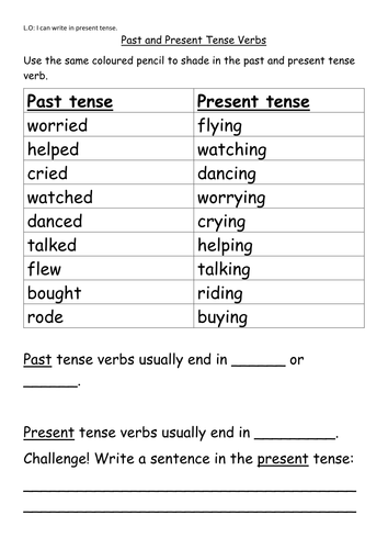 past-and-present-tense-worksheet-teaching-resources