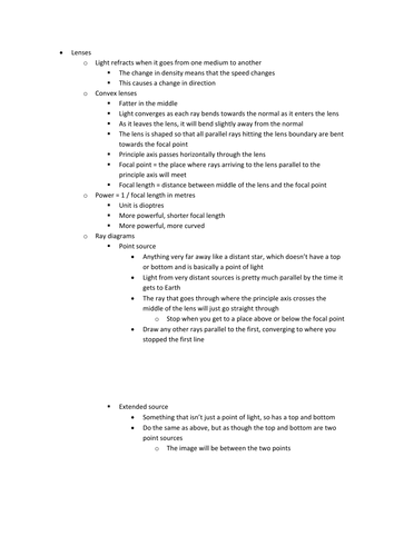 OCR 21st Century Science P7 summary notes